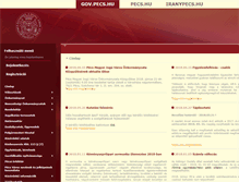 Tablet Screenshot of gov.pecs.hu