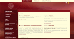 Desktop Screenshot of eugyintezes.pecs.hu