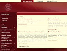 Tablet Screenshot of eugyintezes.pecs.hu